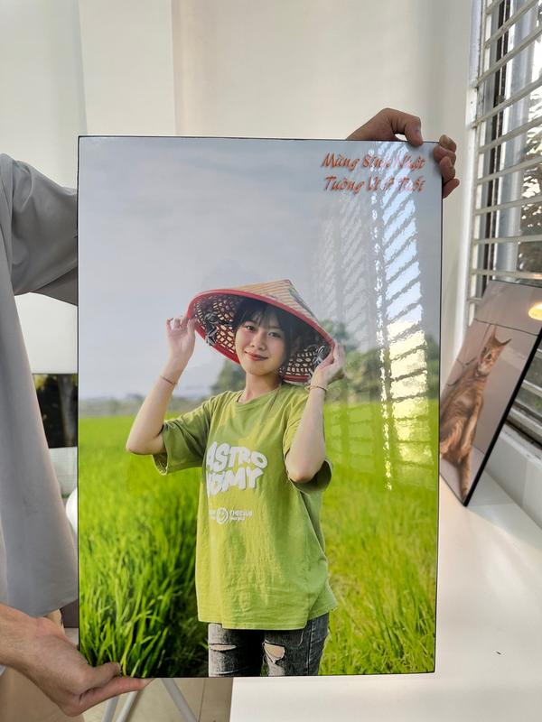 35x50 cm Ảnh tráng gương 4K HD treo tường