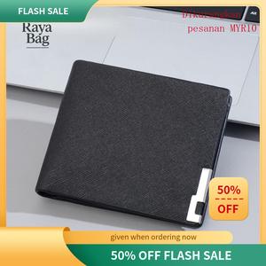 Dompet Lelaki, Gaya Pendek, Mewah, Sesuai untuk Pelajar, Reka Bentuk Mudah, Neutral, Bahan PU, Diskaun 80%, Borong Tersedia, Ketibaan Baru waist  bag  men waterproof  phone  bag bagy bagy Wallets in i style kita begs el empang waterproof  phone  bag uatac