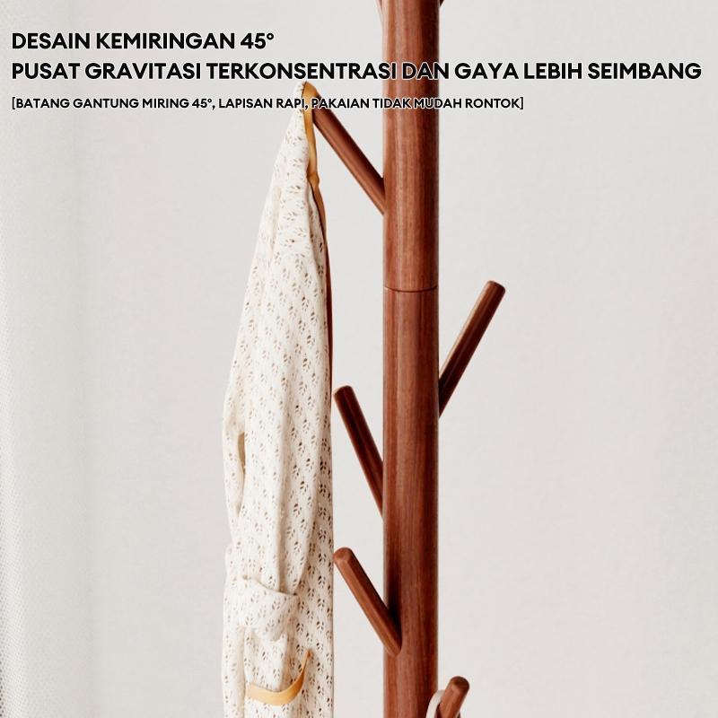 DF-1 Stand Hanger Kayu Stand Hanger Gantungan Baju Topi Multifungsi Rak Mantel Silinder 3Kaki 42x42x175CM Hemat Ruang & Mudah Dibersihkan Gantungan kayu dari kayu jatuh ke lantai kamar tidur gantung gantung pakaian dalam ruang Terbaru Harga Murah Garansi DF-1 Stand Hanger Kayu Stand Hanger Gantungan Baju Topi Multifungsi Rak Mantel Silinder 3Kaki 42x42x175CM Hemat Ruang & Mudah Dibersihkan Gantungan kayu dari kayu jatuh ke lantai kamar tidur gantung gantung pakaian dalam ruang Terbaru Harga Murah Garansi