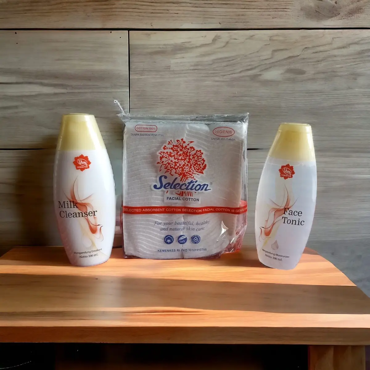 Paket Viva Cleanser+Face Tonic+Kapas