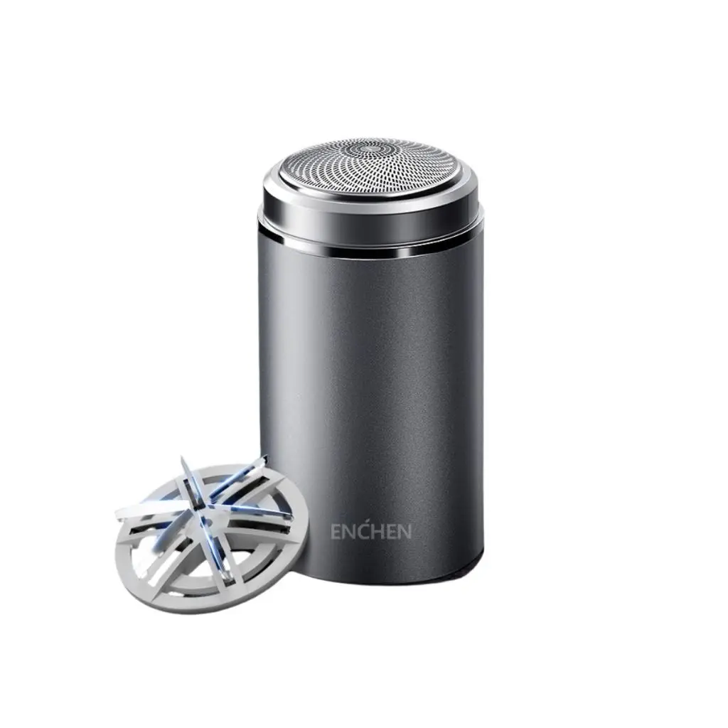 Máy cạo râu siêu mini Enchen Z3 lưỡi dao 3 vòng tự mài, cạo khô & ướt, chống kẹt râu, pin cực trâu