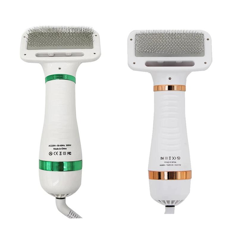 Product Introduction of Sisir Pengering Bulu Hewan Anjing Kucing 2 in 1 Pet Grooming Brush Dryer Dog Cat Multifunction 2in1 Electric Pet Grooming Dryer Pet Hair Dryer sisir hewan Dog Cat comb Praktis 9