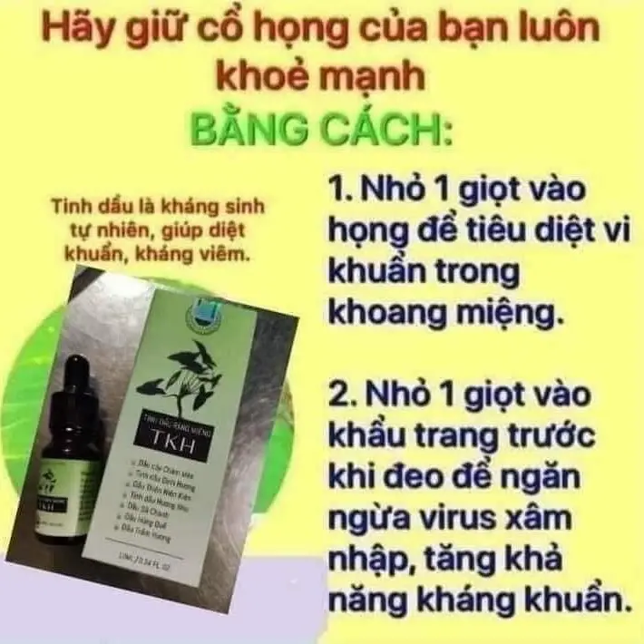 Tinh dầu Răng Miệng Trần Kim Huyền