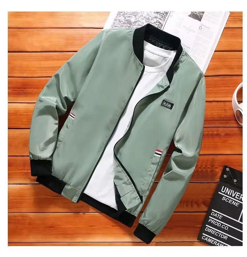 Product Introduction of Men's Lightweight Windbreaker Spring Autumn Jacket Coat Men's Windproof Outdoor Casual Stylish Zipper Pocket Jacket 5