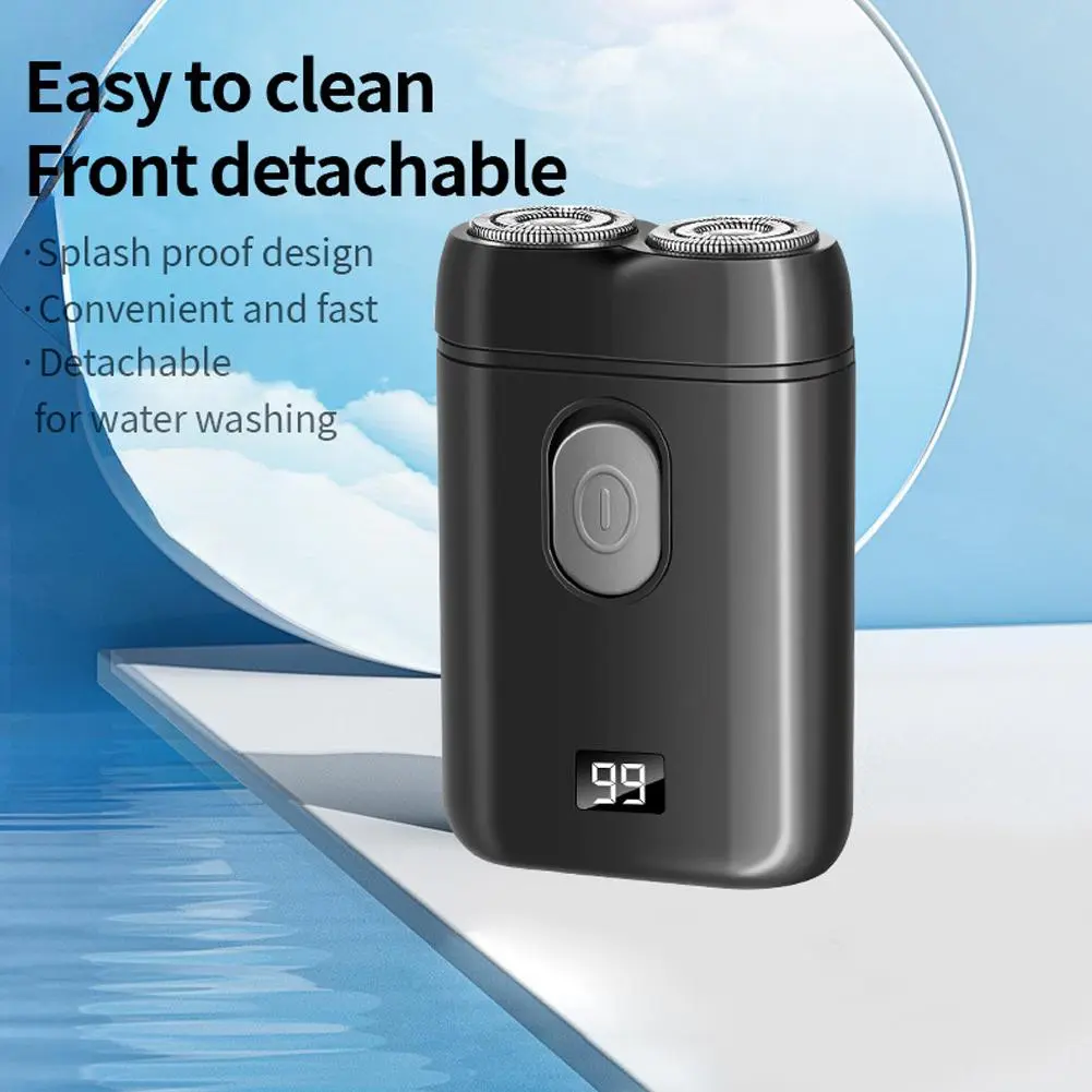 Electric Shaver For Man Twin Blade Dry Wet Razor Beard Trimmer For Cutter Type C Rechargeable Men's Razors Machine Cordless Shave