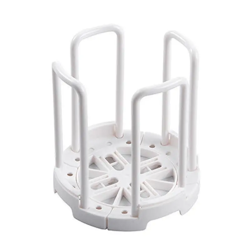 Expandable Kitchen Storage Rack, 1 Count Multilayer Bowl & Dish & Cup Storage Rack with Drain Hole, Household Storage Organizer for Kitchen & Laboratory