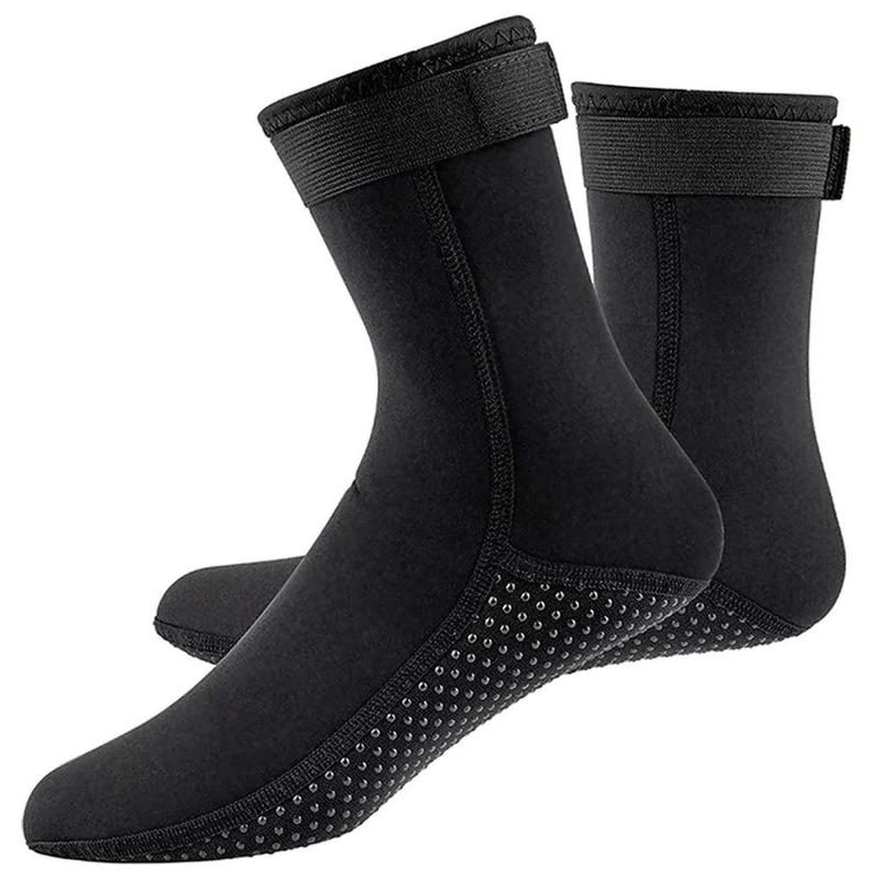 Product Introduction of 3mm Neoprene Diving Socks Wetsuit Shoes Non-slip Adult Warm Patchwork Elasticity Diving Surfing Boots for Swimming Snorkeling 12