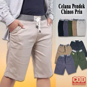 100RB dpt 5 Celana Pendek Chinos Premium kualitas Distro Katun Nyaman