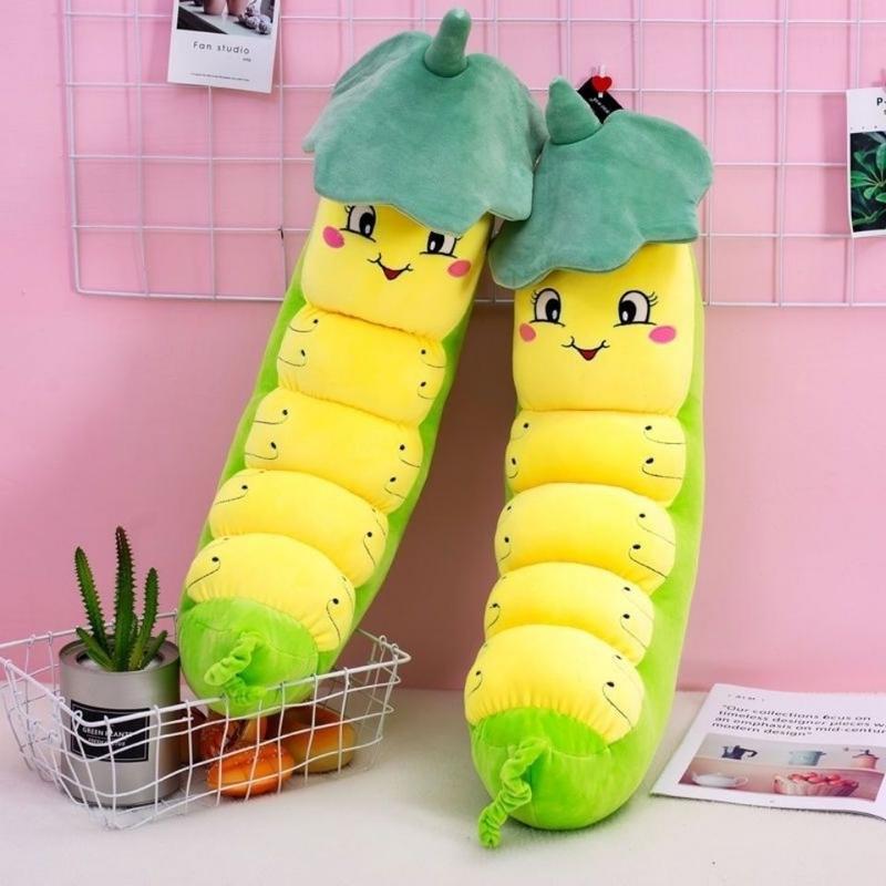 Gấu bông Sâu siêu đáng yêu gối ôm hình thú nhồi bông Con Sâu siêu cute