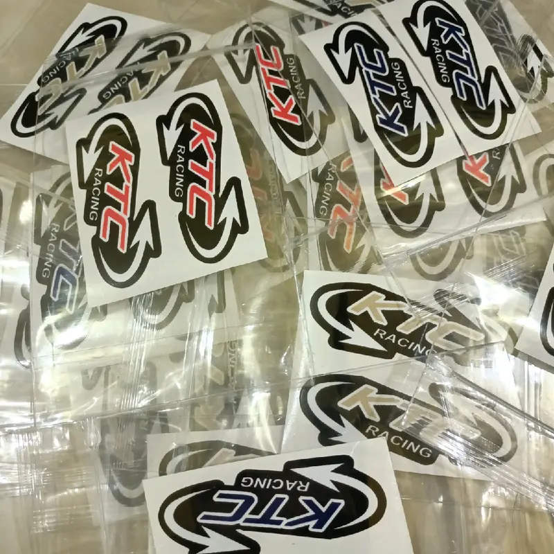 sticker velg racing dan sticker panduan kendara dan sticker tanung shok belakang Car 7