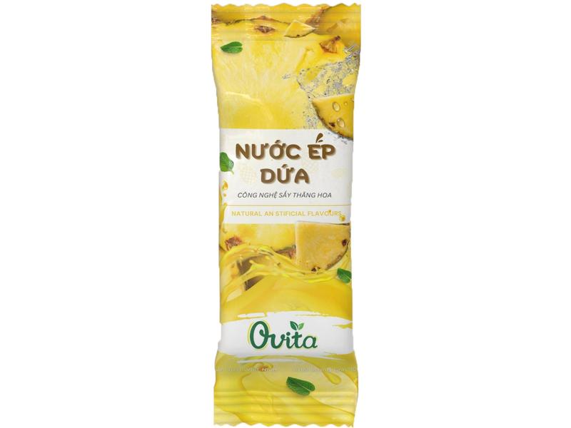 COMBO 10 Viên Lẻ Nước Ép Trái Cây Sấy Thăng Hoa Ovita -  Giữ Vẹn Hương Vị Tươi - Mix Vị chuẩn vị trái cây tươi 6