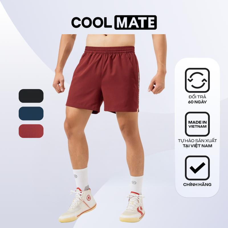 Quần Short Nam thể thao Gym 5" Essentials Co giãn - Coolmate