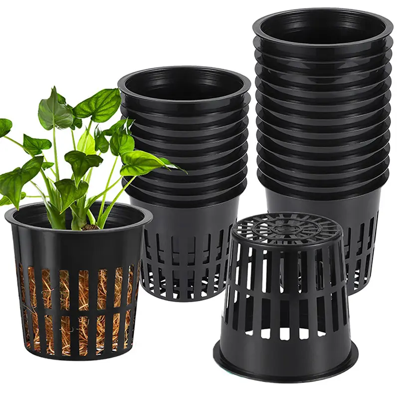 Chậu Vườn Ươm, Môi Rộng, Cốc Thủy Canh, Lưới Thuộc Địa, Chậu, Giỏ Lưới Đất Sống, Phụ Kiện Làm Vườn