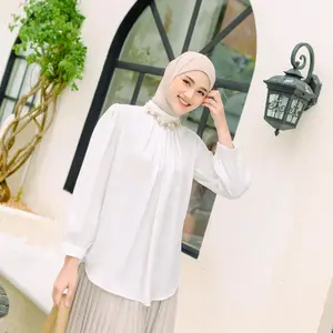 Baju Atasan Wanita Terbaru Crinkle Muslim Oversize