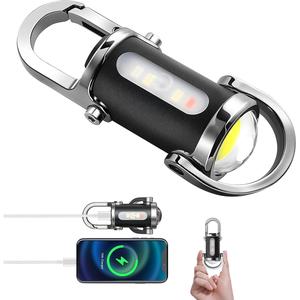Rantai Kunci Pelbagai Fungsi, Jualan Panas pada tahun 2025, Lampu suluh LED Mini Mudah Alih Ringan, Sesuai untuk Di Luar, Kecemasan, Kerja dan Perkhemahan Portable Home Lighting Lights
