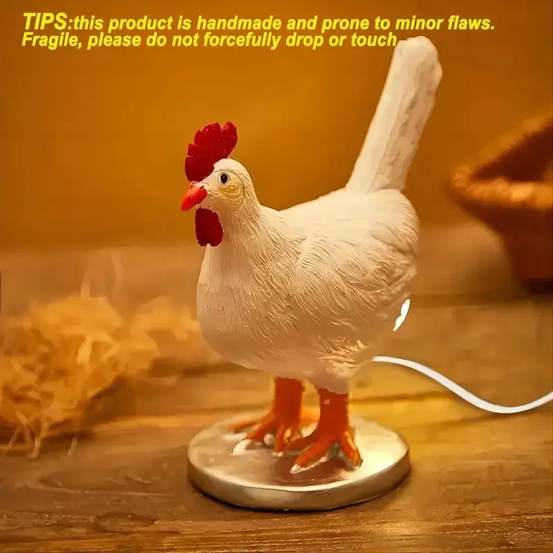 Đồ Trang Trí Đèn Trứng Gà, Đèn Bàn LED Nhỏ Sáng Tạo, Đèn Ngủ, Đồ Trang Trí Nhà Dễ Thương, Thích Hợp Cho Bữa Tiệc Và Quà Tặng Ngày Lễ, 1 Cái