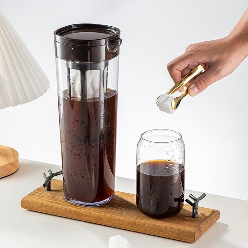 Bình pha cafe COLD BREW (cà phê ủ lạnh) nhựa nguyên sinh ABS 1.1L - Gờ cafe