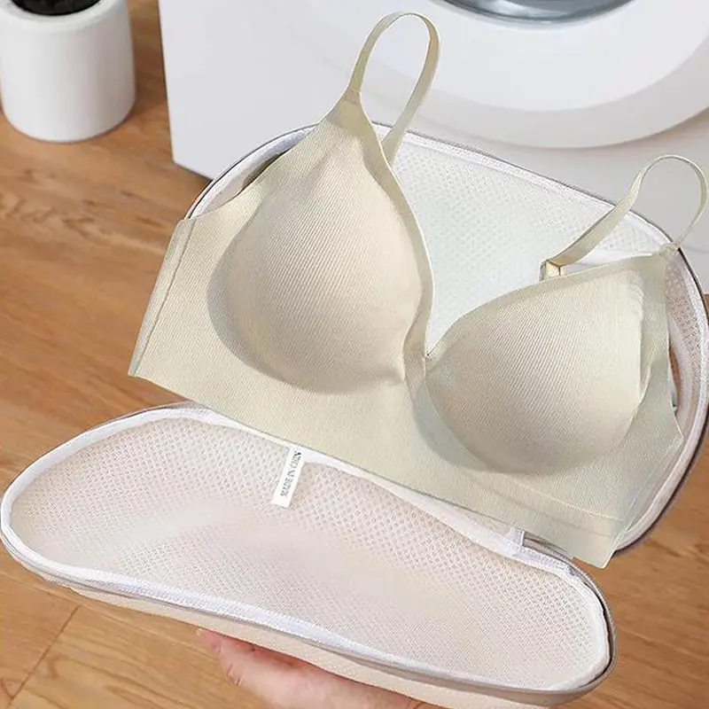 Túi giặt áo ngực, cho đồ lót giặt là và đồ lót, bộ túi áo ngực, cho máy giặt, có dây kéo, dành cho phụ nữ, tinh tế, 1 cái 2