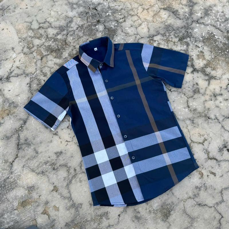 Áo sơ mi nam  vải cotton caro dày dặn boy phố  Menswear Shirt Có Cổ Trắng cd40 white sang trọngt