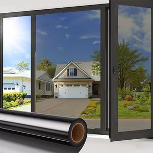 Window Privacy Film, One-way Reflective Daytime Privacy Heat Insulation Window Film, Home Decor for Home and Office