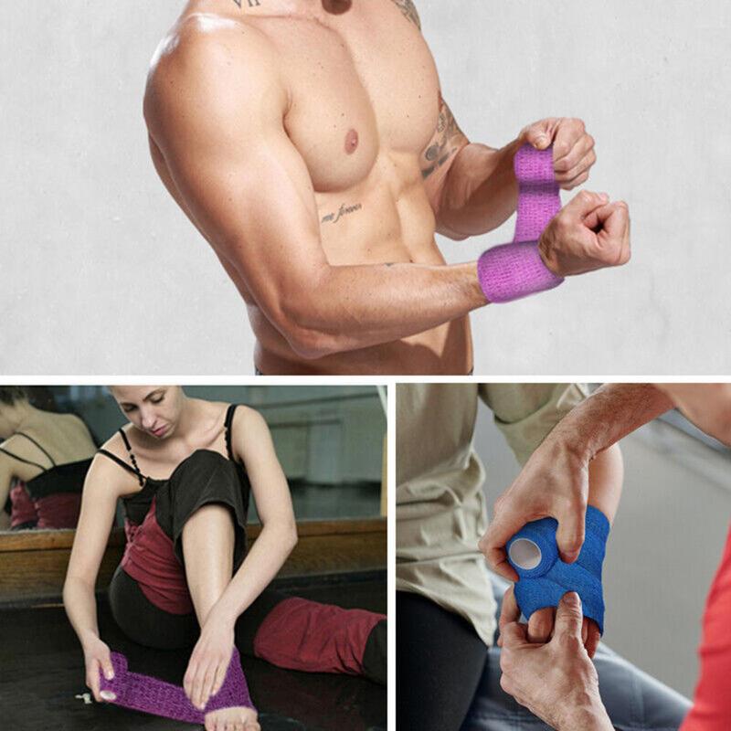 Product Introduction of Băng quấn không dệt, Băng quấn an toàn, Chiều rộng 5cm, Băng quấn cố định, Băng quấn đàn hồi, Chất liệu thoáng khí, Chiều dài 4,5m, Băng quấn tự dính, Thích hợp cho 8