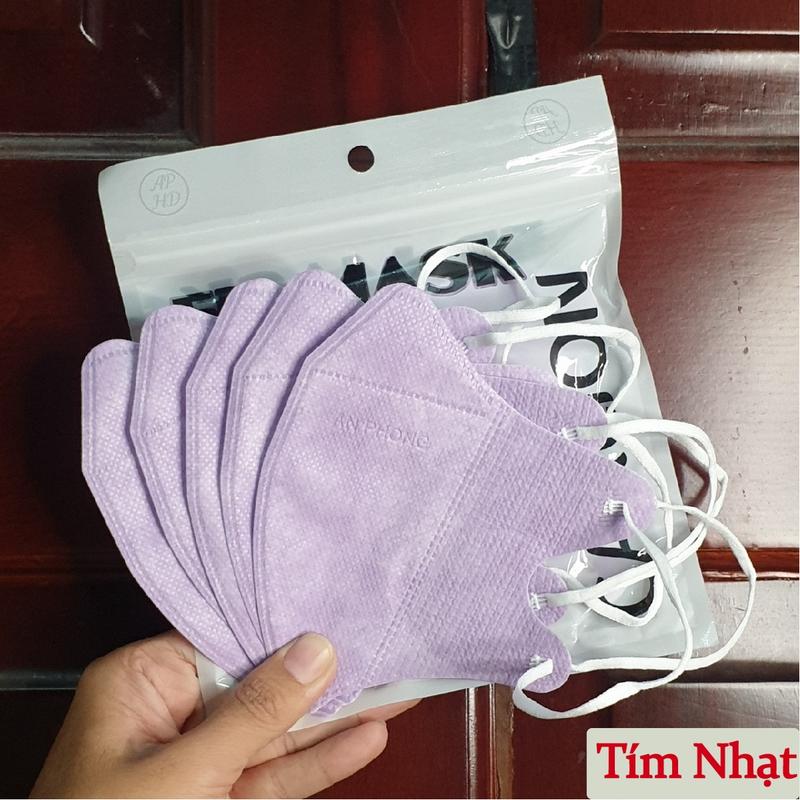 [Thùng 100 Cái] Khẩu Trang 5D An Phong 3 Lớp Kháng Khuẩn,Hàng Đạt Chuẩn Chống Nắng,Chống Bụi,Tia UV,Dây Đeo Co Giãn Tốt. Phụ Kiện Cao Su Voi Che Mặt Móc Khoá 4