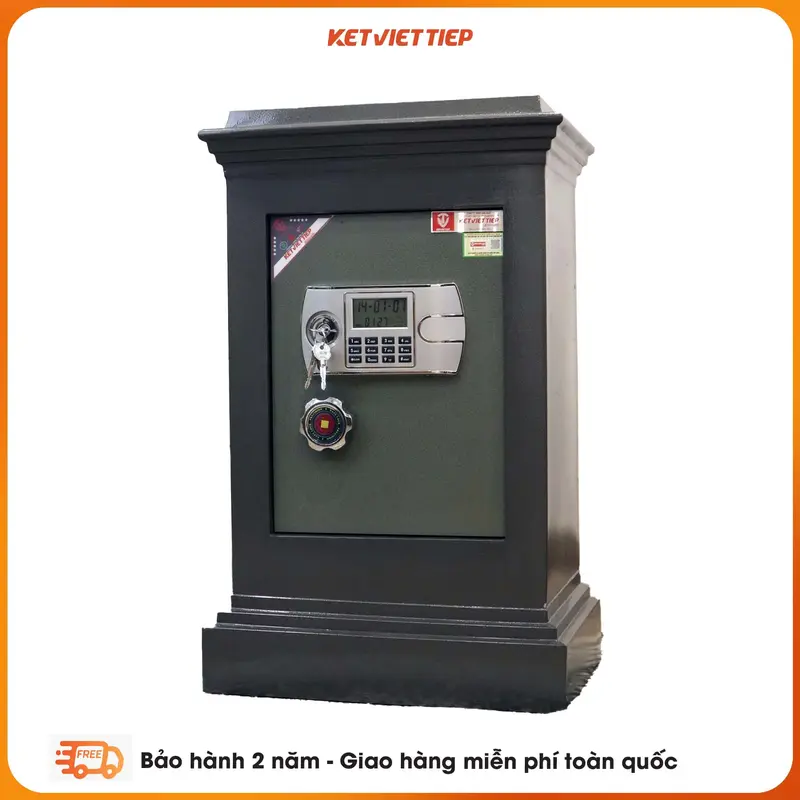 Két sắt Việt Tiệp KA78DT Điện Tử Chống Cháy 100kg [Miễn phí giao hàng toàn quốc] 2