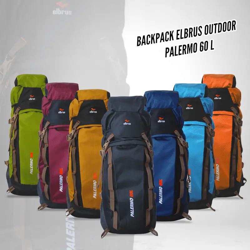 Tas Ransel Gunung Camping Outdoor Backpack 60 L Tas Keril Elbrus Palermo 6