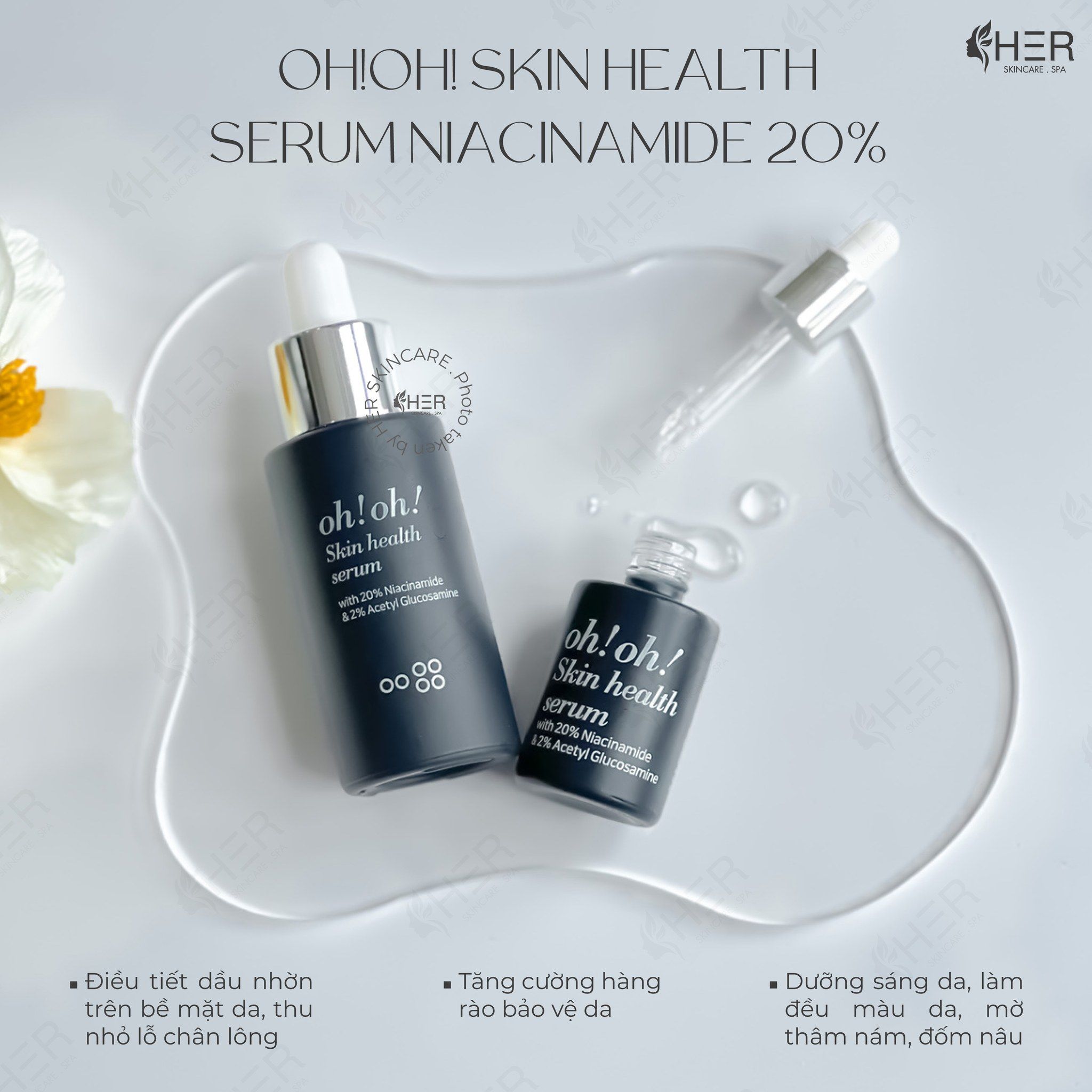 Serum Giảm Thâm | Oh Skin Health Niacinamide 20% | 30 ml | (02/28)