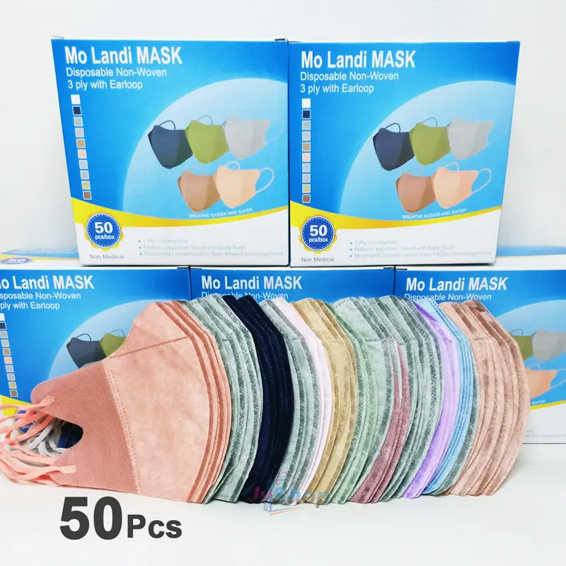 MASKER DUCKBILL WEMAZE MIX WARNA ISI 50PCS 2