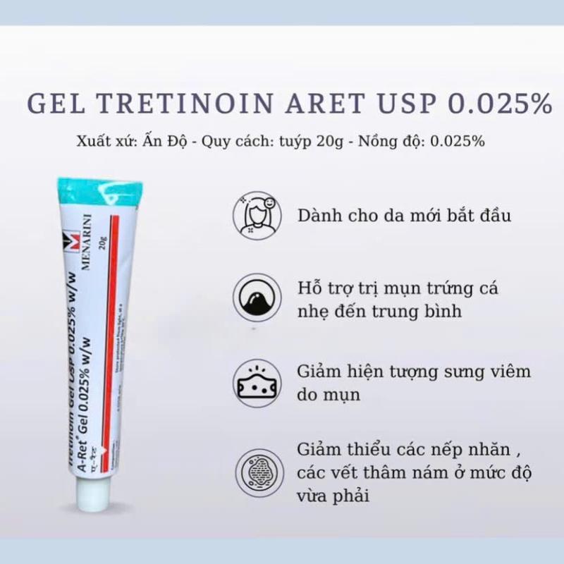 GEL TRE a.ret Ấn hỗ trợ căng bóng da, giảm mụn, mờ sẹo rỗ mụn 20g 2