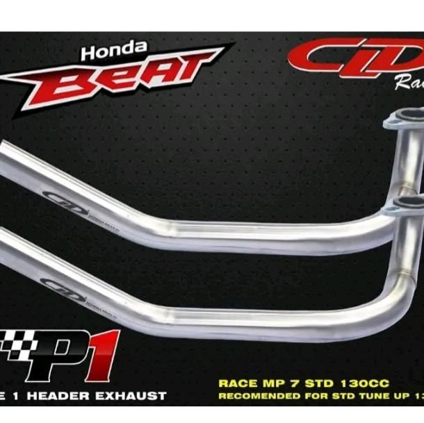 HEADER PIPA P1 28 / LEHERAN KNALPOT CLD RACING BEAT KARBU BEAT FI SCOOPY KARBU SCOOPY FI MIO GT MIO J MIO M3 SEPEK KOMPETISI 130 CC Motorcycle 1