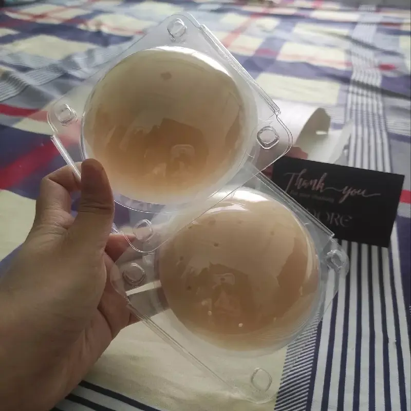ADORE Miếng Dán Silicone - Thay Thế Áo Bra, Sử Dụng Keo Y Tế An Toàn Cho Da, Tái Sử Dụng Nhiều Lần, Dính Chắc, Chống Mồ Hôi - Cho Nữ 6