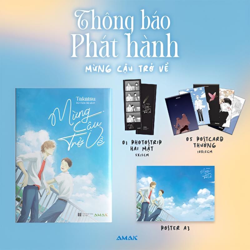 [Manga] Mừng Cậu Trở Về - Truyện Tranh BL - Amakbooks