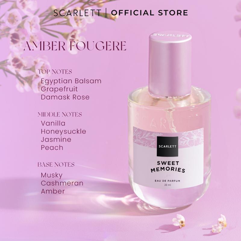 Product Introduction of Scarlett Whitening Eau De Parfum Sweet Memories | Dreamy Parfum Scarlett Perfume Wangi 0