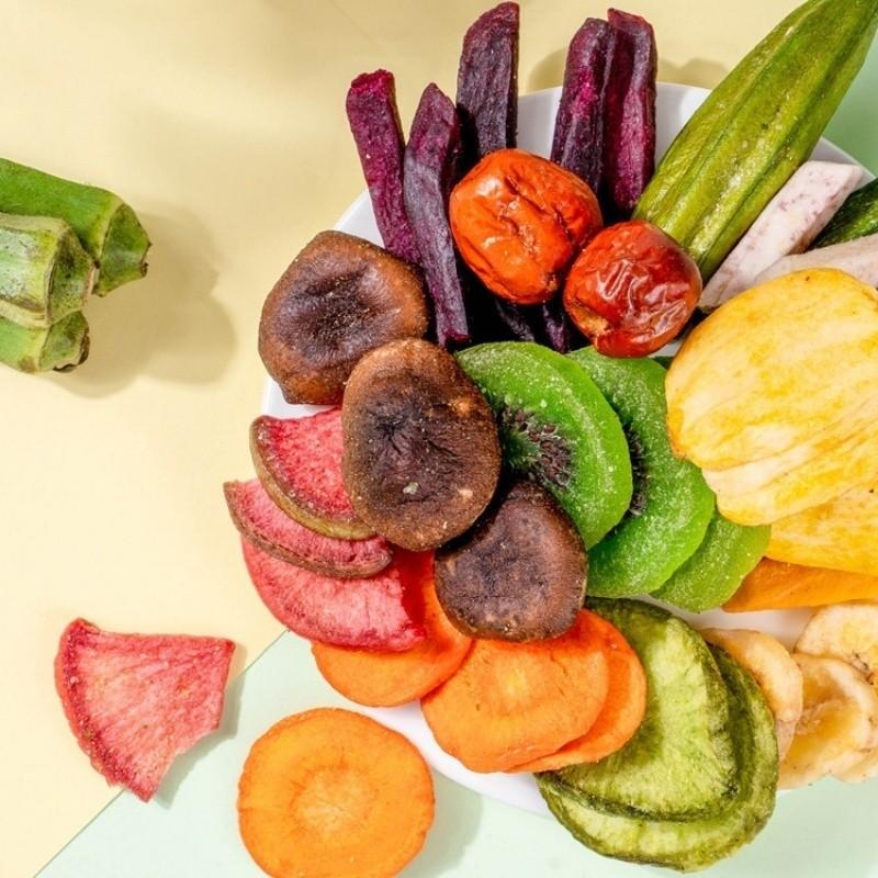 Product Introduction of 《Buy 1 take 2》 250g Vegetable chips 10in1 mixed fruit and vegetable dried crispy 8