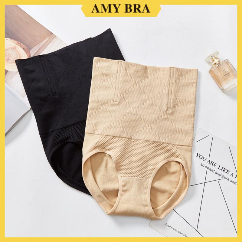 Quần Lót Gen Nịt Bụng Không Lộ Viền, Đai Nịt Bụng Chống Cuộn AMYBRA N201 Nữ Voi Cotton 1