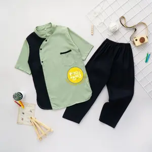 TERLARIS - STUFEYSTORE SETELAN KOKO KURTA LING ANAK USIA 1-10 TAHUN MLXL 81012