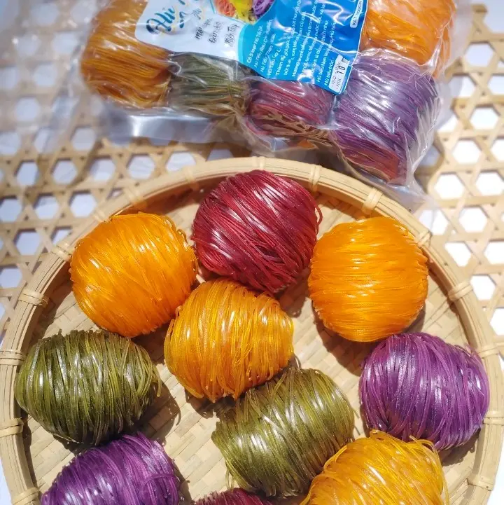 Combo 2kg gồm: 500gr hủ tiếu trắng, 500gr hủ tiếu rau củ, 500gr bún rau củ, 500gr nui xoắn rau củ Food (Tặng 500gr nui xoắn rau) Thức Ăn 7
