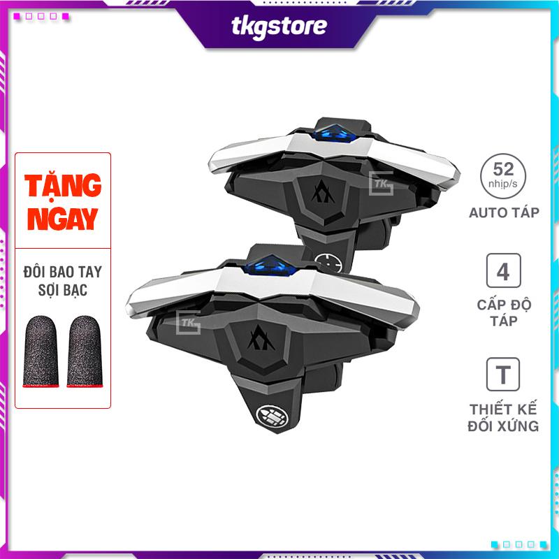 Nút bấm chơi game JS66 auto táp 52 nhịp s bắn Pubg Mobile Free Fire 4 ngón cực nhạy cực bền và an toàn Cao Su Chơi Điện Tử