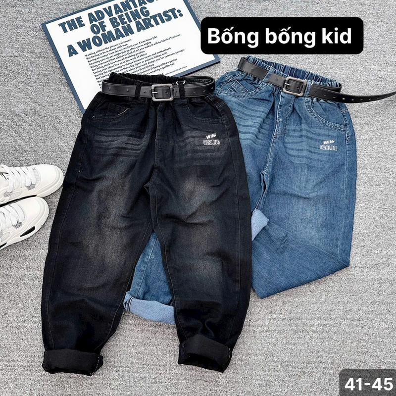 A252- Quần dài jean cho bé trai,quần jean giấy mềm mại cao cấp,từ 18-45kg,cho bé 5 tuổi trở lên 6