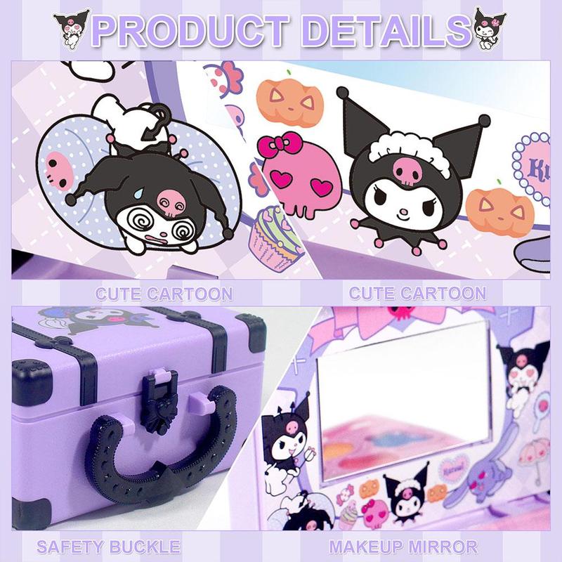 Product Introduction of Girls Cosmetics Makeup Pretend Toy Kit Portable Make Up Washable Play Makeup Toys For Children Kids  Gift Toys 27