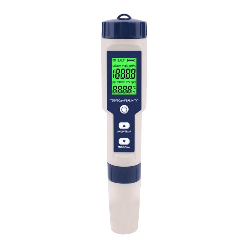 Product Introduction of Máy đo nhiệt độ độ hòa tan trong nước, 5 trong 1, đo TDS, EC, độ mặn, nhiệt độ, máy kiểm tra chất lượng nước kỹ thuật số 39