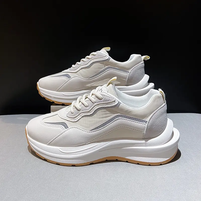 SEPATU SNEAKERS WANITA W015 SEPATUDOTCOM Sneaker Fashion Casual Shoes Cocok Segala Macam Acara Dan Olahraga Tersedia Dua Warna Biru Dan Cream 0