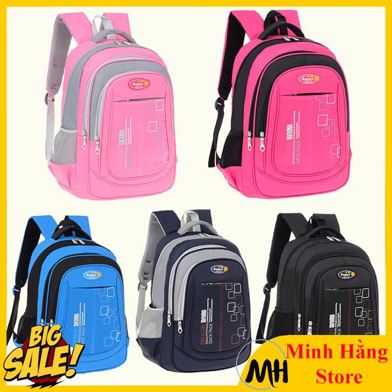 Cặp Học Sinh cấp 1, 2 nam nữ Chống Gù Chống Thấm nước Siêu Nhẹ, phong cách balo Nam Nữ thời trang