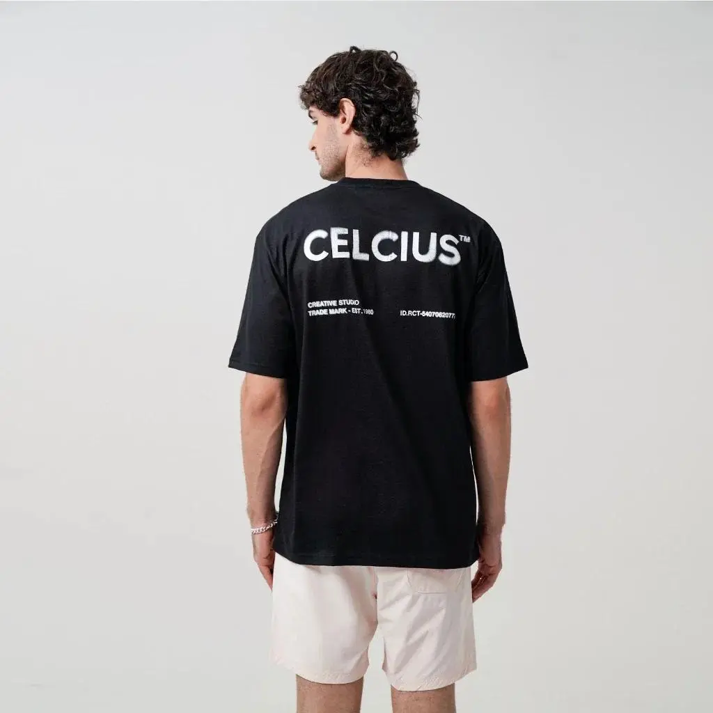 CELCIUS T-SHIRT BLACK TRADE MARK 1980 / KAOS DISTRO / KAOS KEREN Nyaman