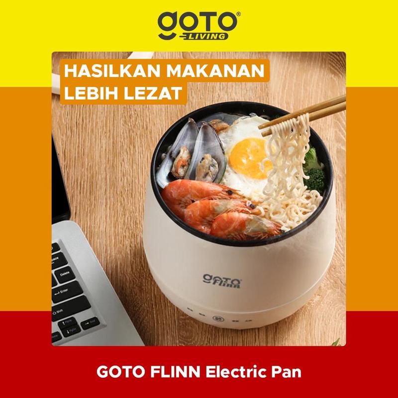 Goto [COD] Flinn Panci Listrik Elektrik 1.6L Fry Pan Penanak Nasi Serbaguna 6