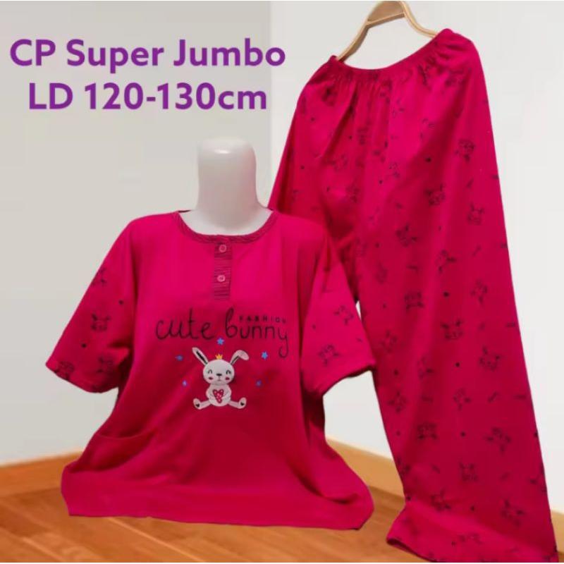BEBYDOLL CP PANJANG PENDEK WANITA DEWASA TERMURAH / COD BAJU TIDUR SUPER JUMBO CP BAHAN KAOS 3