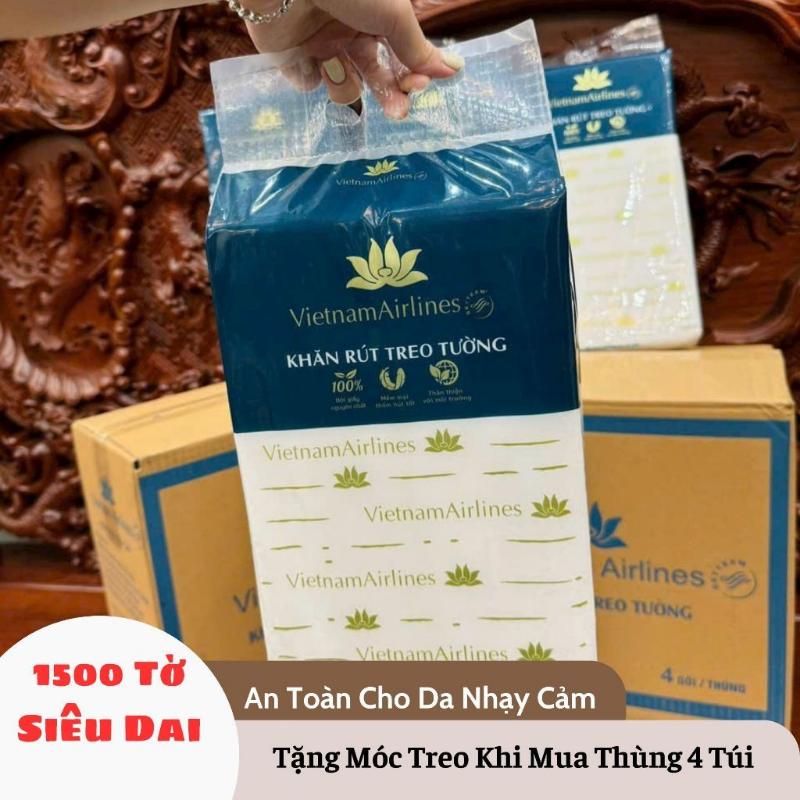 Product Introduction of Thùng 4 Bịch Giấy Treo Hàng Không 1500 Tờ, Giấy Rút Treo Tường giá rẻ ( freer ship toàn quốc ) 14