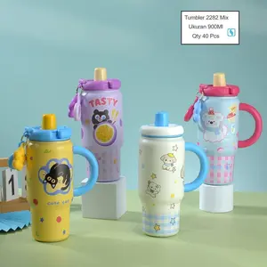 Tumbler 2282 900ml SUS 316 | Mahobin Tumbler Stainless Anti Bocor 2 Mode Sedot dan Tenguk